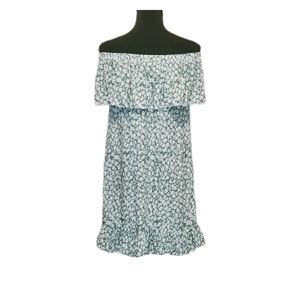 Off The Shoulder Ruffle Dress